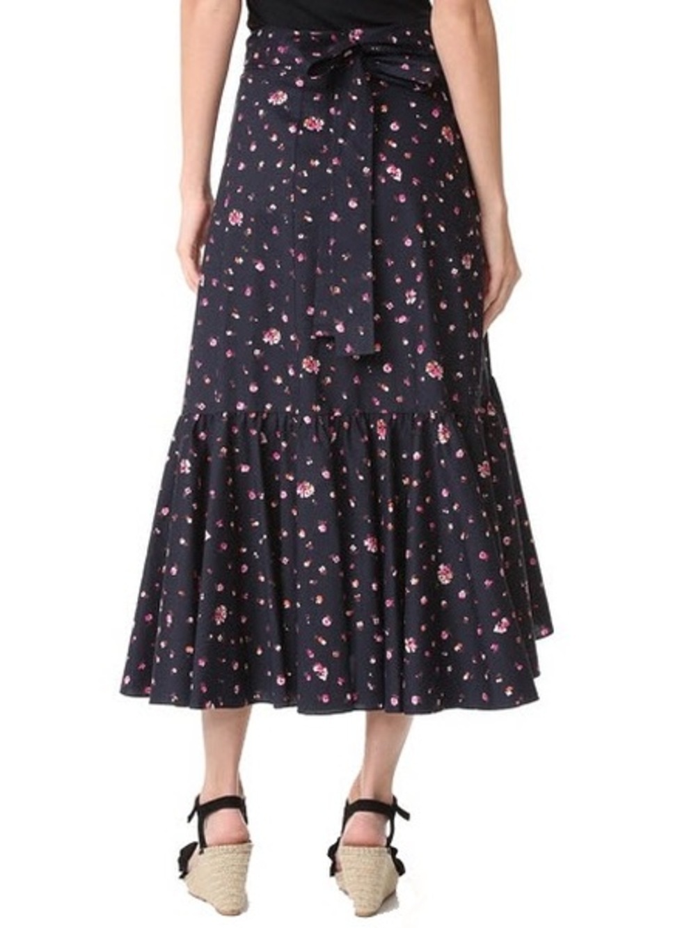 REBECCA TAYLOR Mia Ruffle Wrap Skirt VGUC - Picture 3 of 9